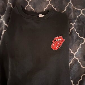 Rolling stones long sleeve sweater